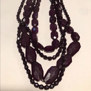 Purple Crystal Necklace